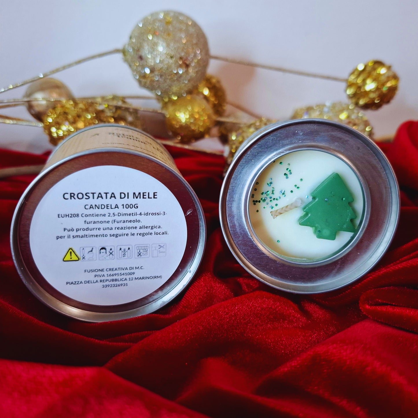 Libricina Shop | Candele natalizie in cera vegetale