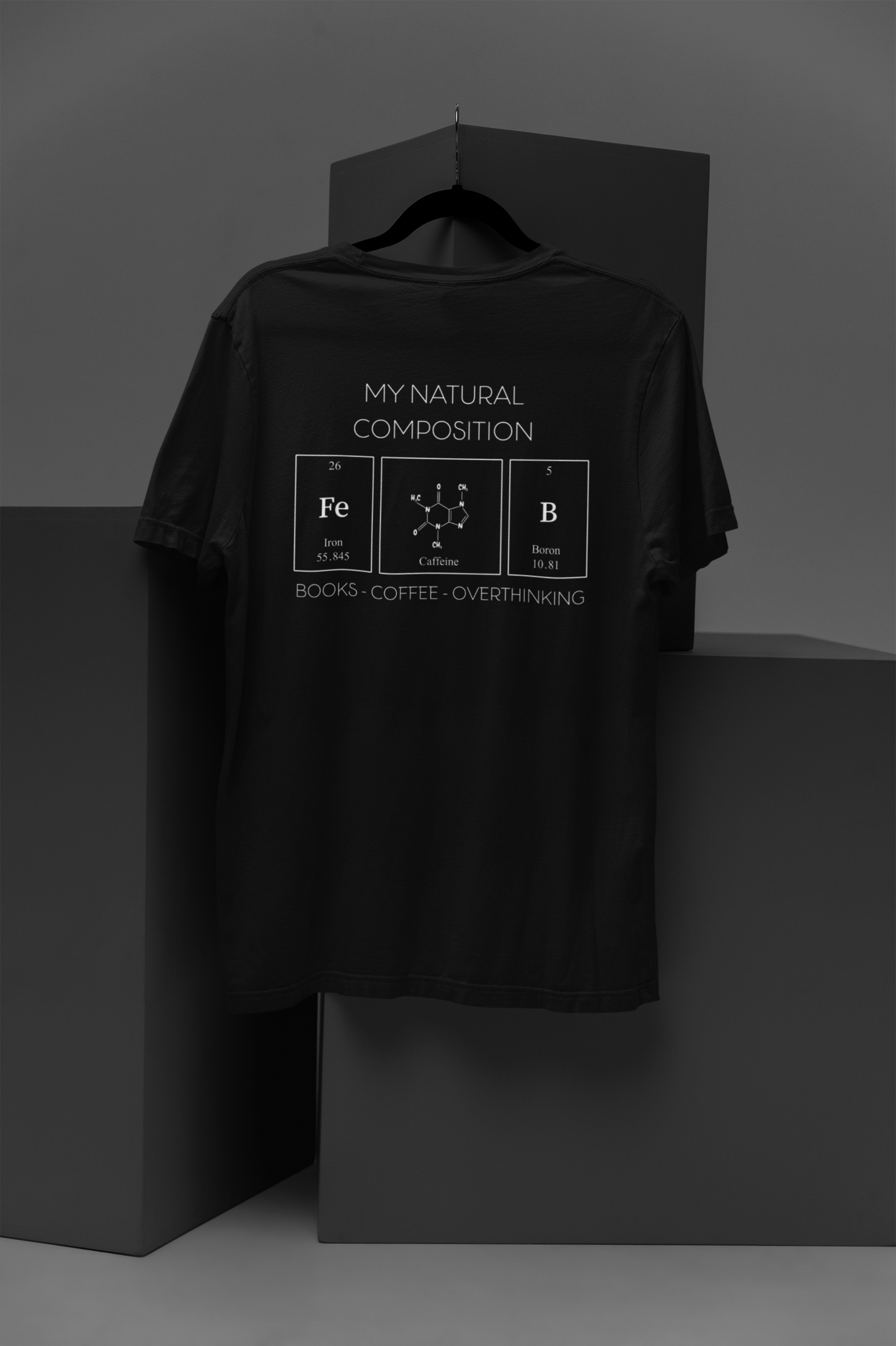 Libricina Shop | T-shirt "Books - Coffee - Overthinking"