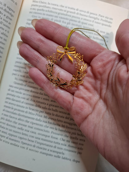 Libricina Shop | Segnalibri natalizi in metallo