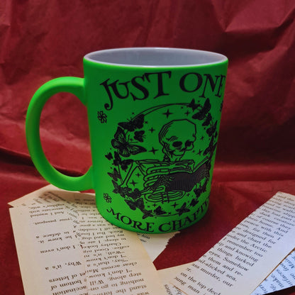 Libricina Shop | Tazza fluo "Just one more chapter"