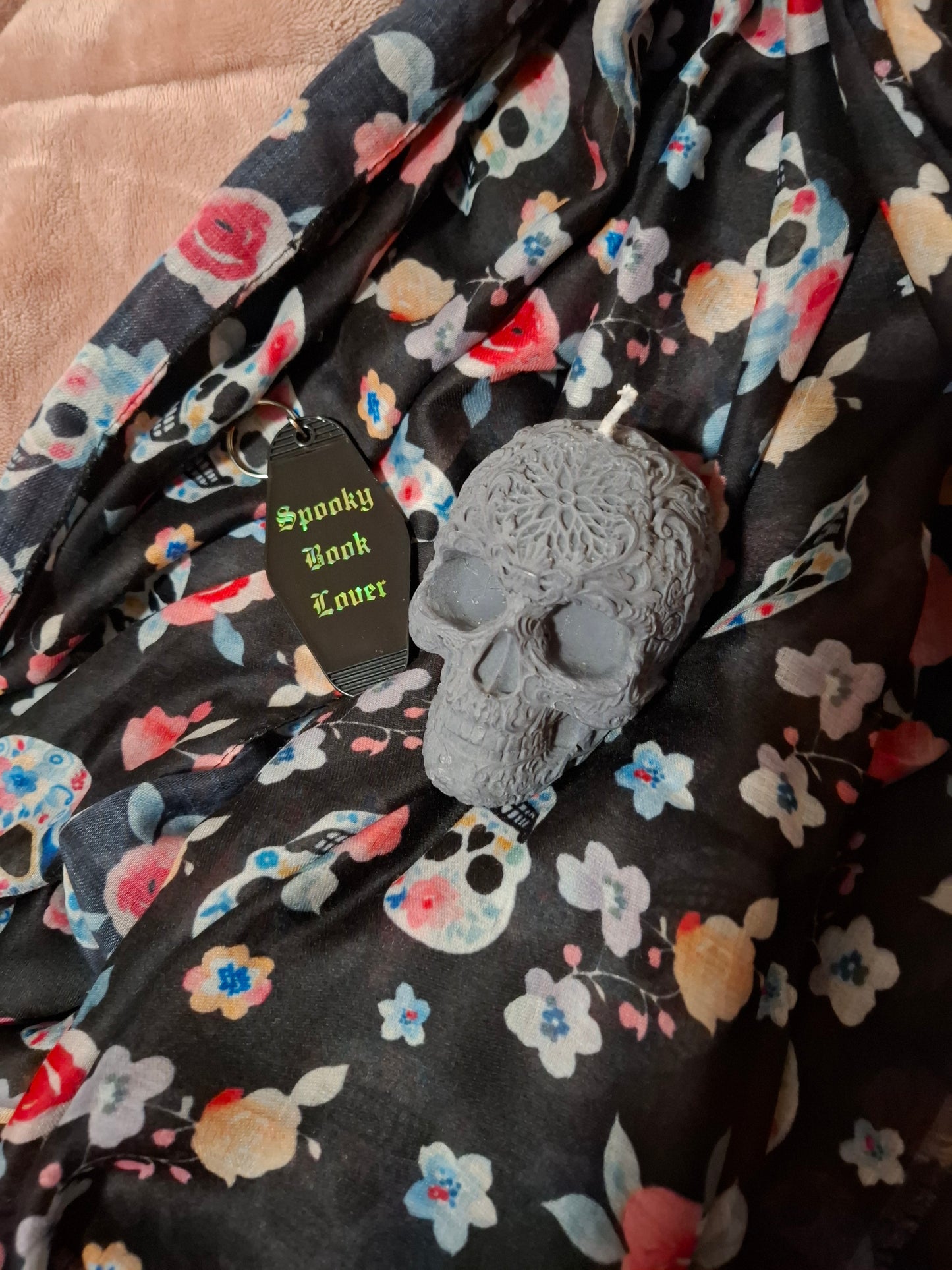 Libricina Shop | Sciarpa Skull & Roses