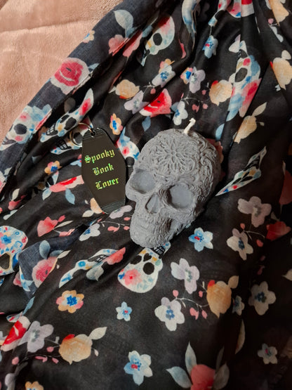 Libricina Shop | Sciarpa Skull & Roses