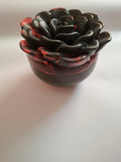 Libricina Shop | Candele jesmonite a forma di rosa