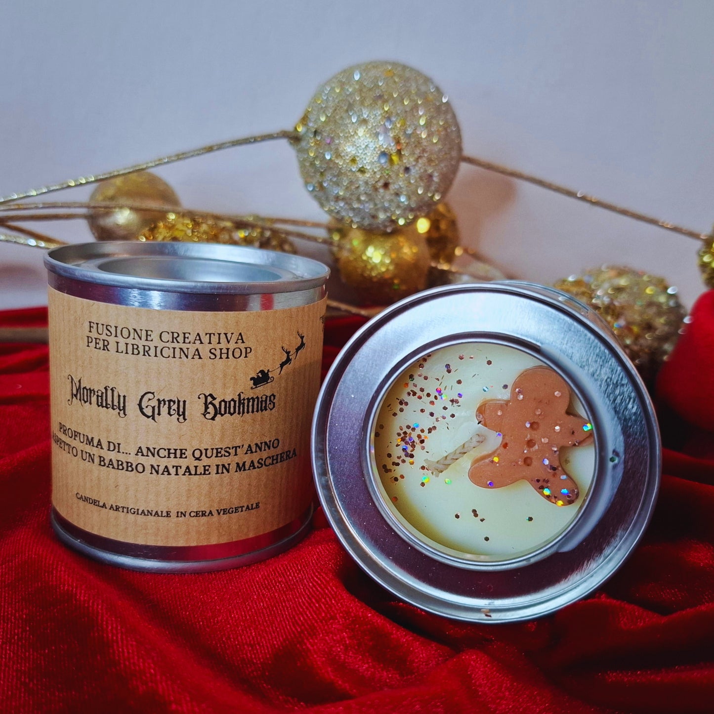 Libricina Shop | Candele natalizie in cera vegetale