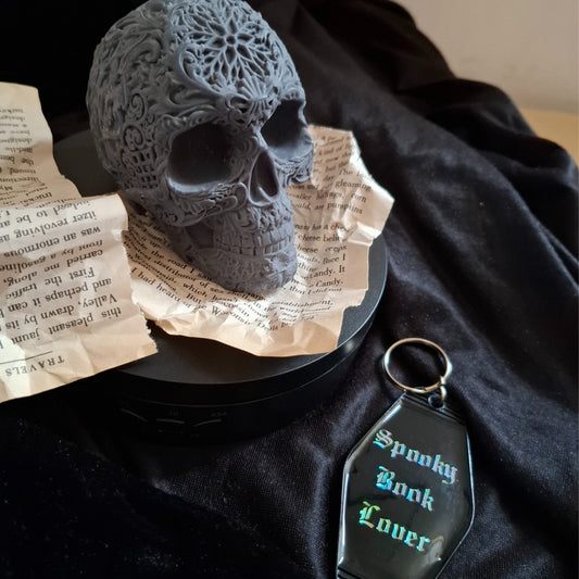 Libricina Shop | Candela decorativa a forma di teschio mandala