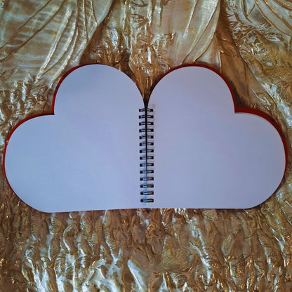 Libricina Shop | Quaderno a forma di cuore bookish