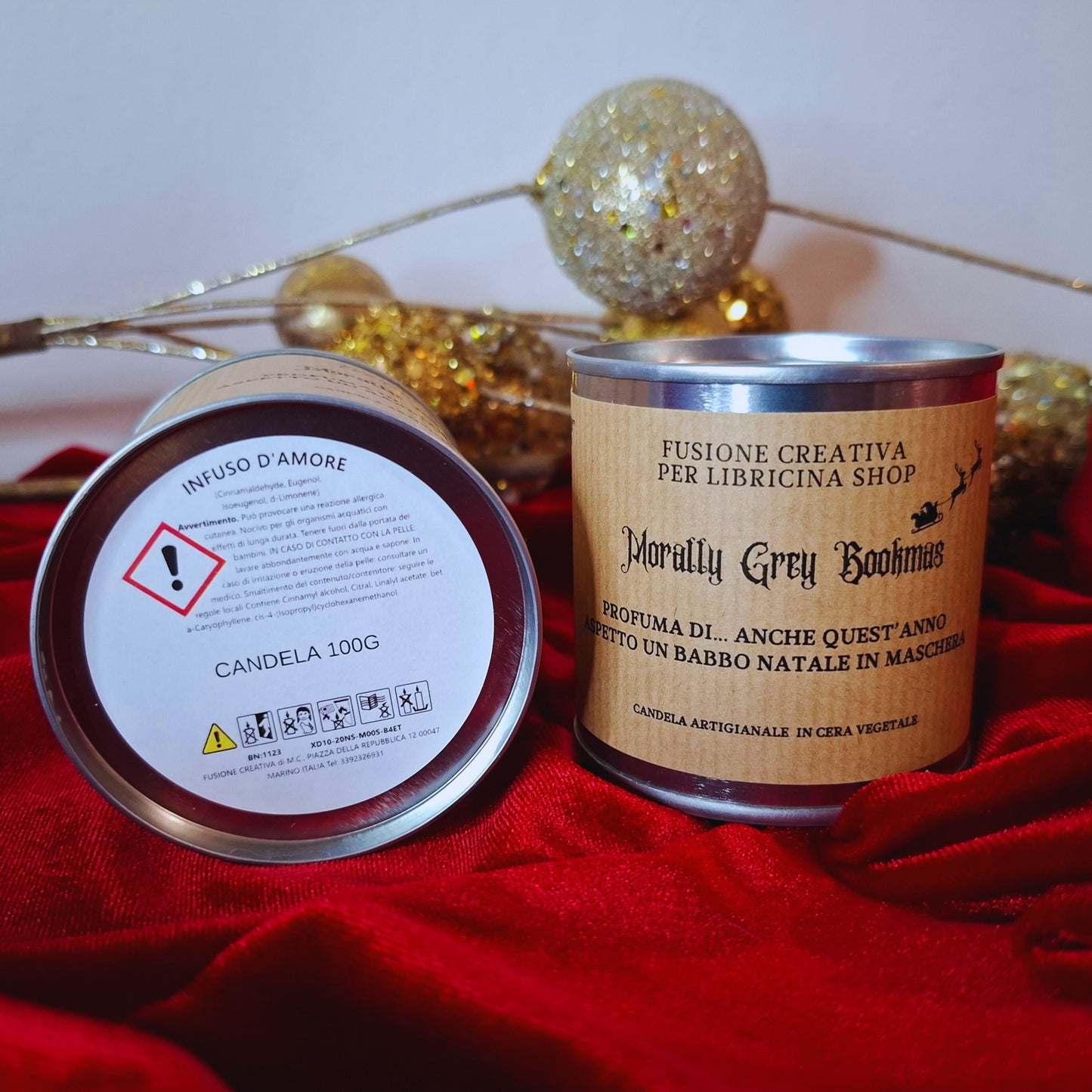 Libricina Shop | Candele natalizie in cera vegetale