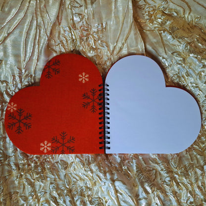 Libricina Shop | Quaderno a forma di cuore bookish
