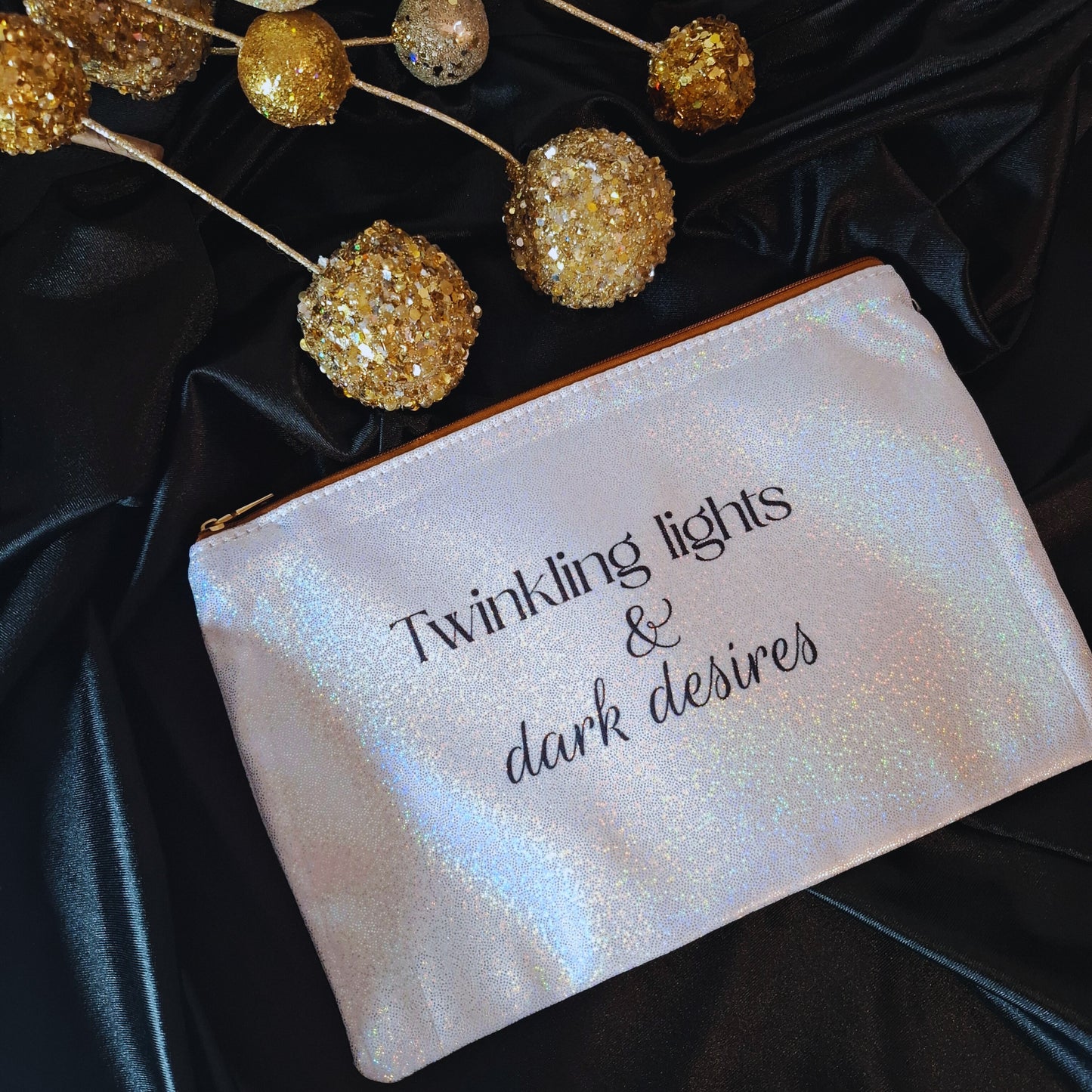 Libricina Shop | Pochette glitterata bookish