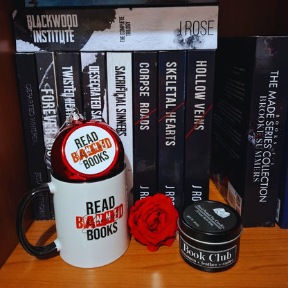 Libricina Shop | Pallina di Natale Bookish – “Hello, love” / “Read banned books” / “Mood reader” – decorazione natalizia per lettori