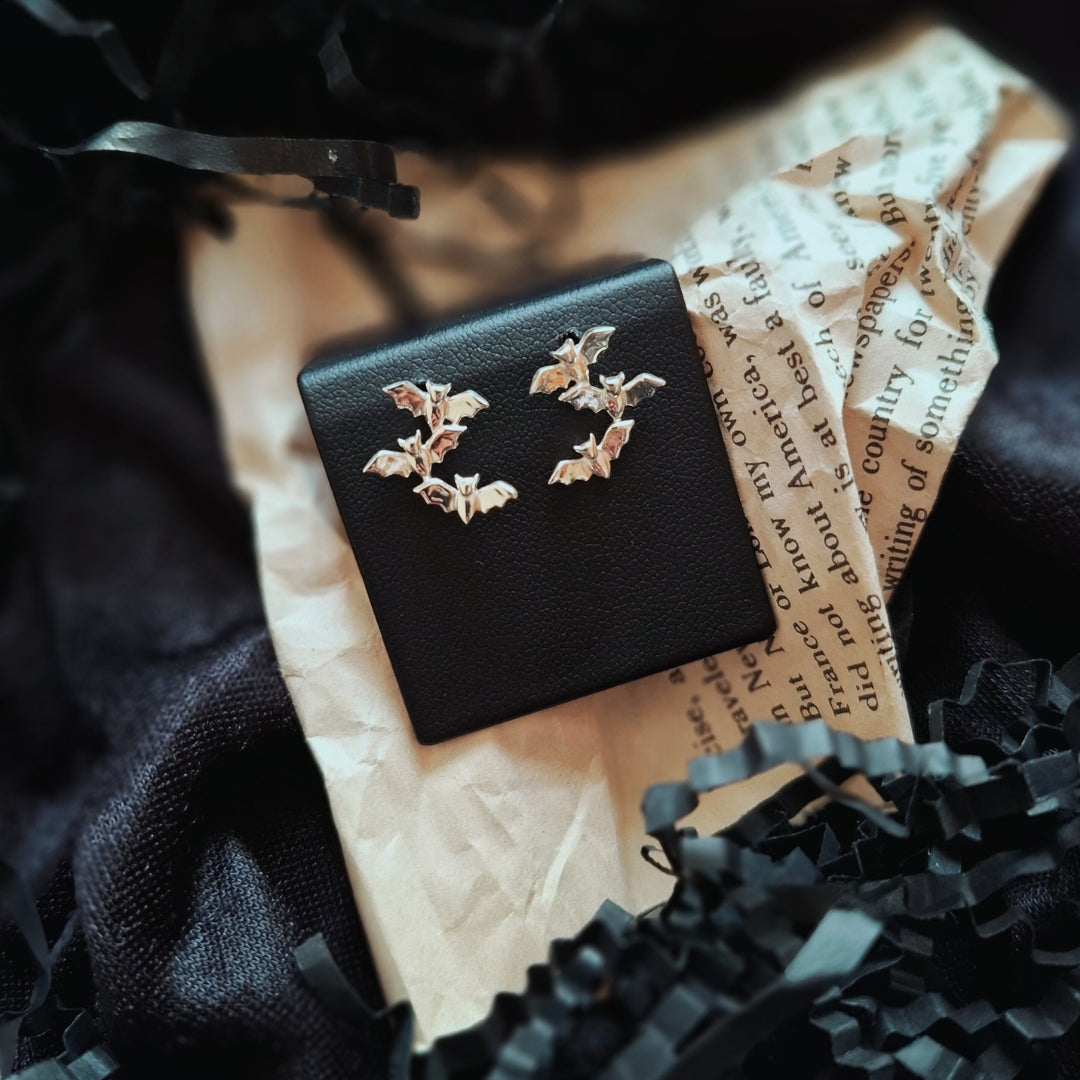 Libricina Shop | Orecchini Pipistrelli in argento sterling
