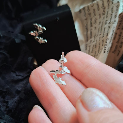Libricina Shop | Orecchini Pipistrelli in argento sterling