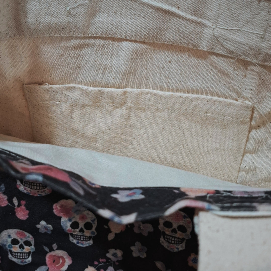 Libricina Shop | Tote Bag "Skull & Rose"