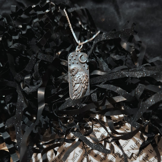 Libricina Shop | Collana con barbagianni in argento sterling