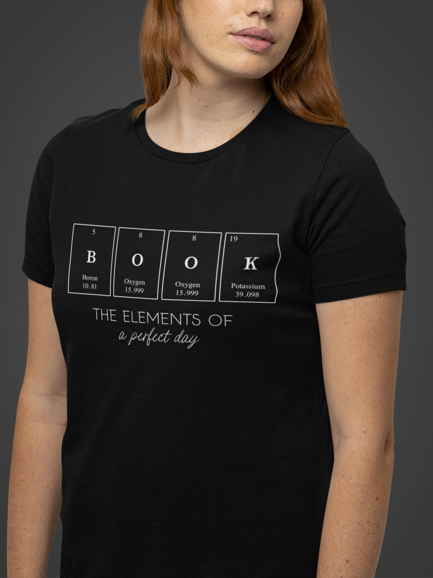 Libricina Shop | T-shirt "Book - The elements of a perfect day"