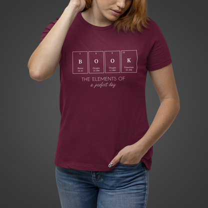Libricina Shop | T-shirt "Book - The elements of a perfect day"