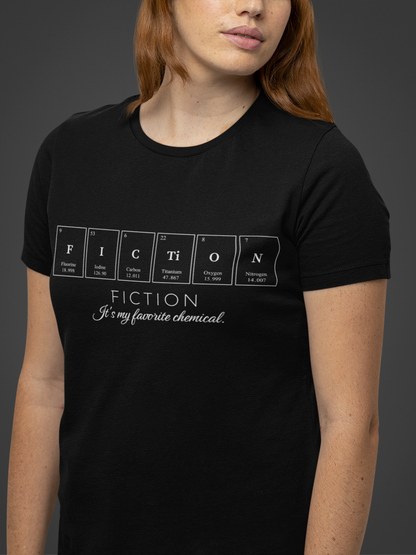 Libricina Shop | T-shirt "Fiction it's my favorite chemical"