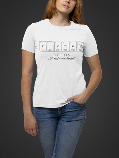 Libricina Shop | T-shirt "Fiction it's my favorite chemical"