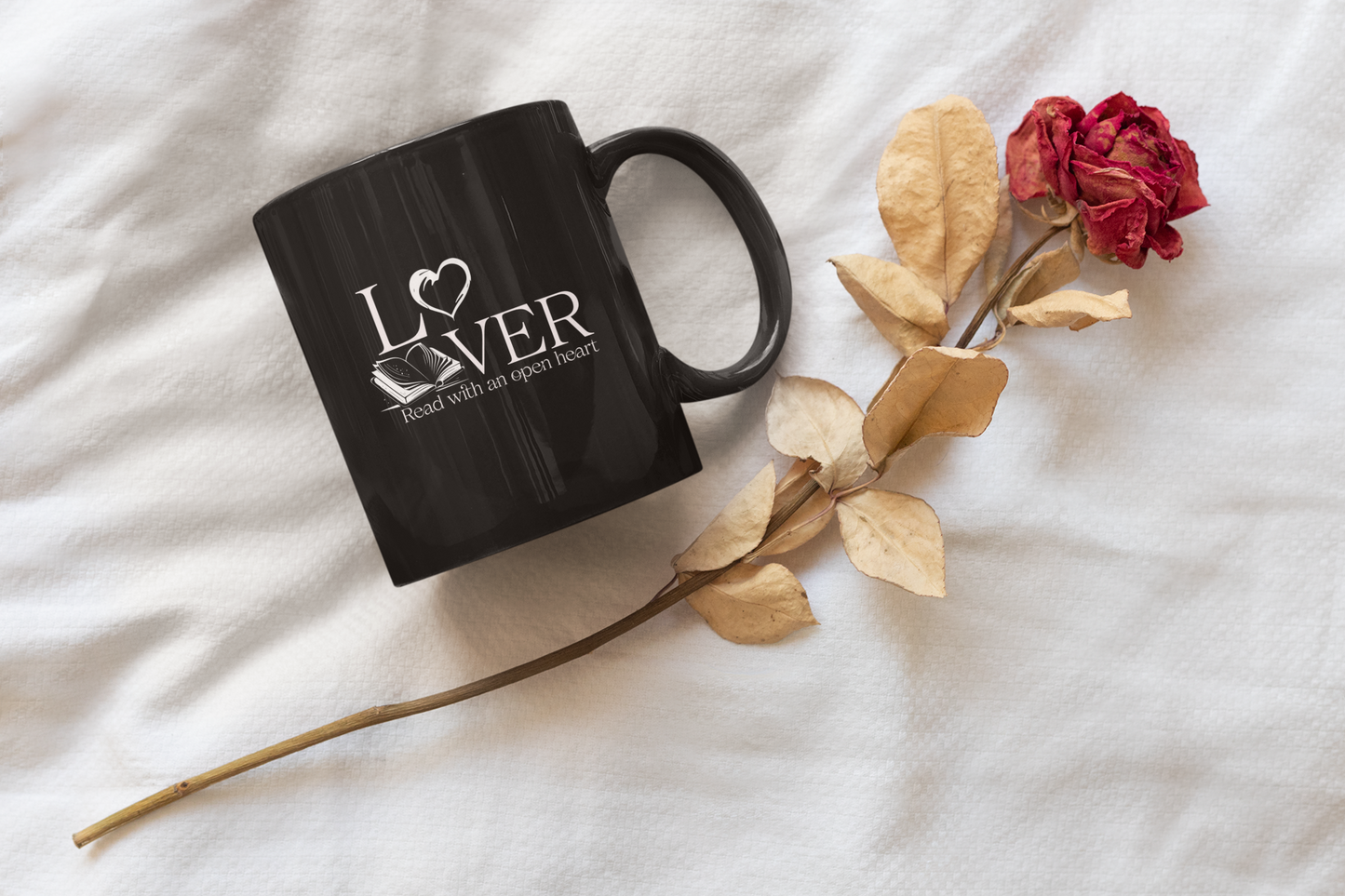 Libricina Shop | Tazza Book Lover - Read with an open heart