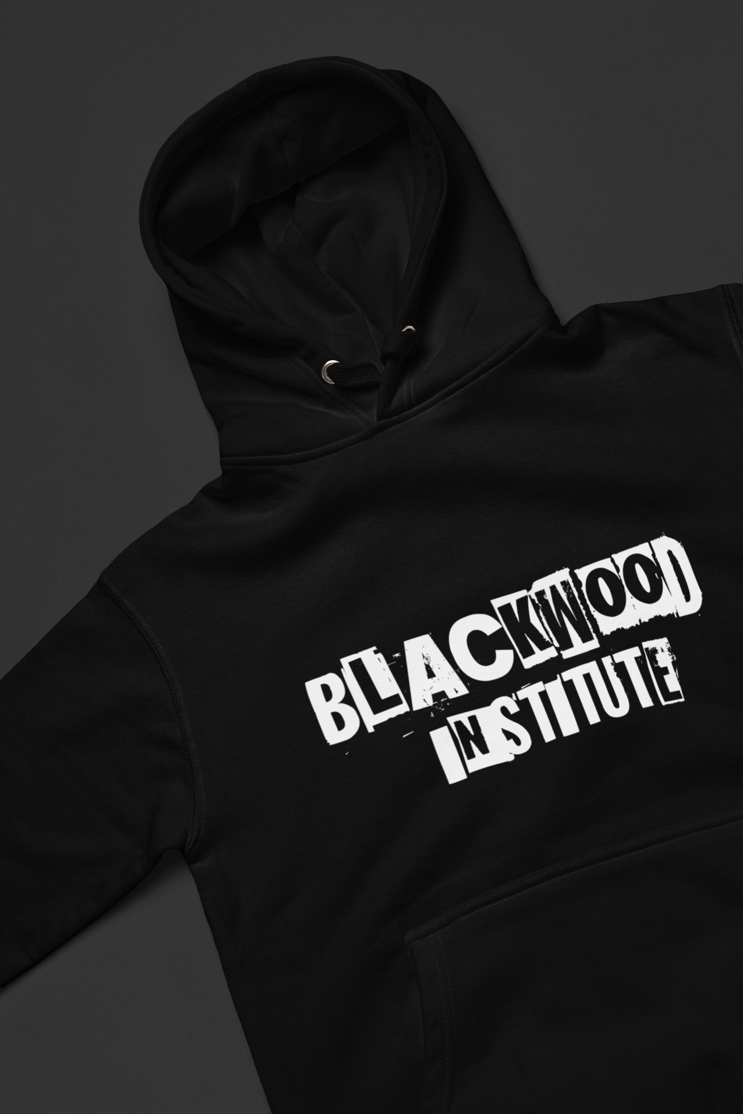 Libricina Shop | Blackwood Institute | Felpa con cappuccio - Nera (Cotton Herritage)