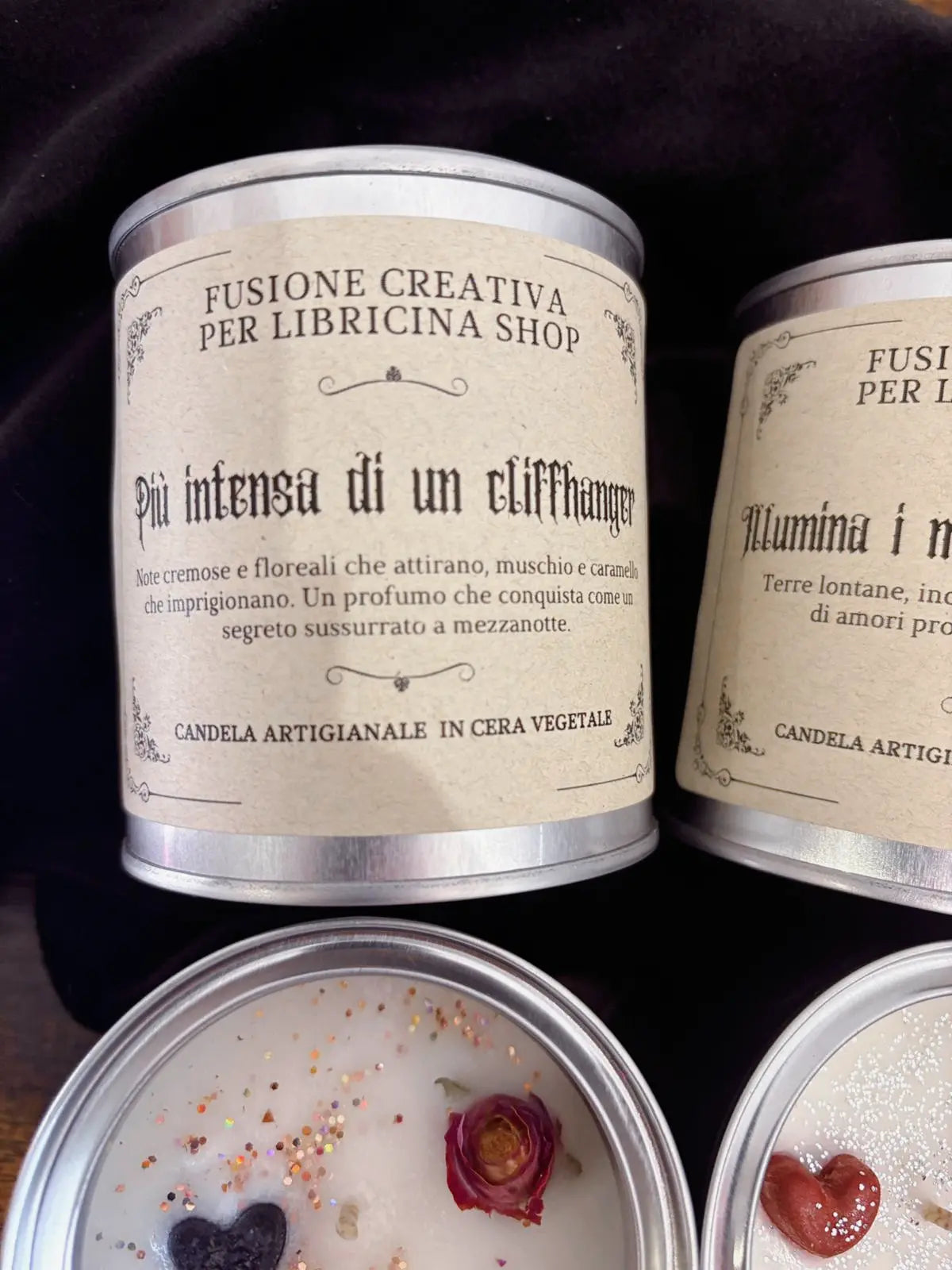 Libricina Shop | Candele letterarie  in cera vegetale "Illumina i miei traumi letterari"